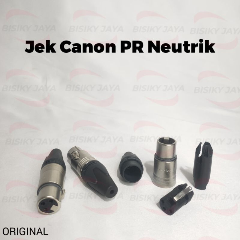 Jek Canon Female Neutrik ORIGINAL / Jack XLR Female Neutrik Original
