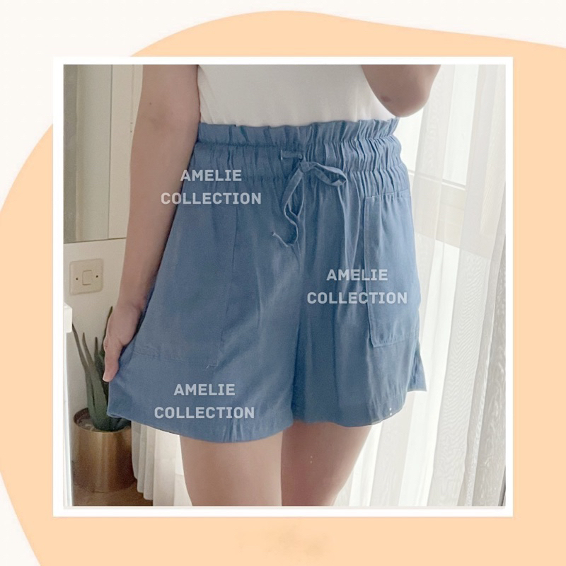 DENIM SHORTPANTS - celana jeans pendek