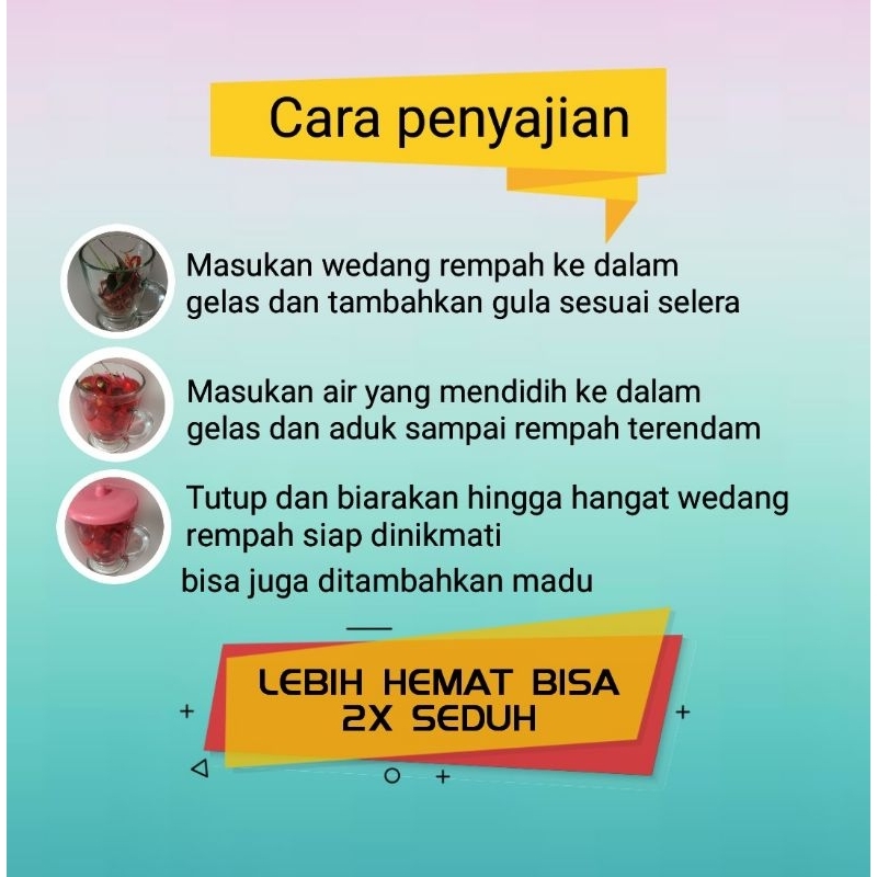 

WEDANG REMPAH / MINUMAN KESEHATAN ALAMI
