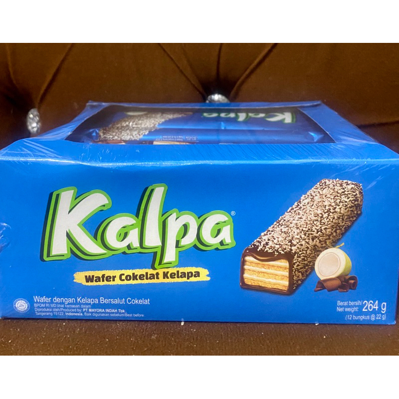 

Kalpa Wafer Cokelat Kelapa 1 Box isi 12