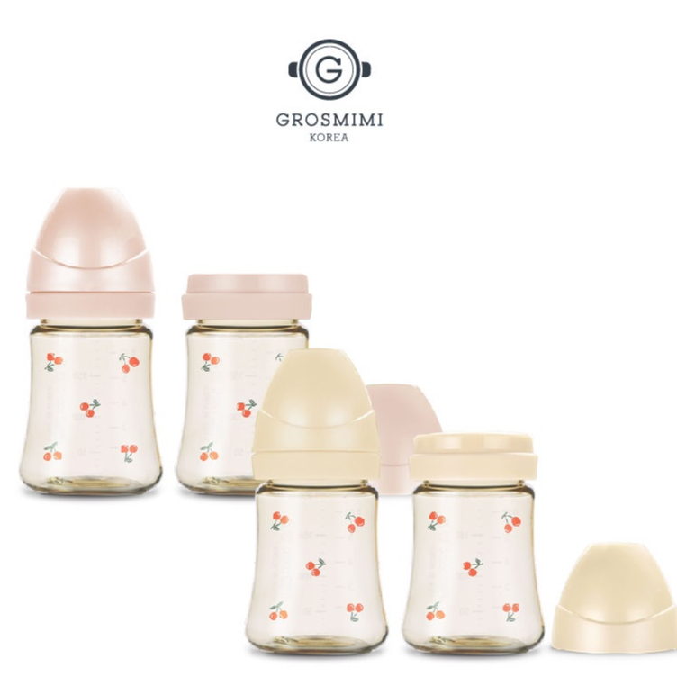 GROSMIMI PPSU CHERRISH Feeding Bottle Single Pack (200ml dan 300ml)