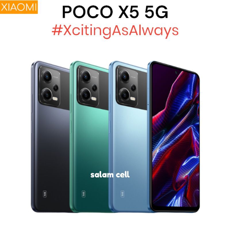 Xiaomi Redmi Poco X5 5G Ram 8+5/256GB NFC Snapdragon 695 5G Garansi Resmi