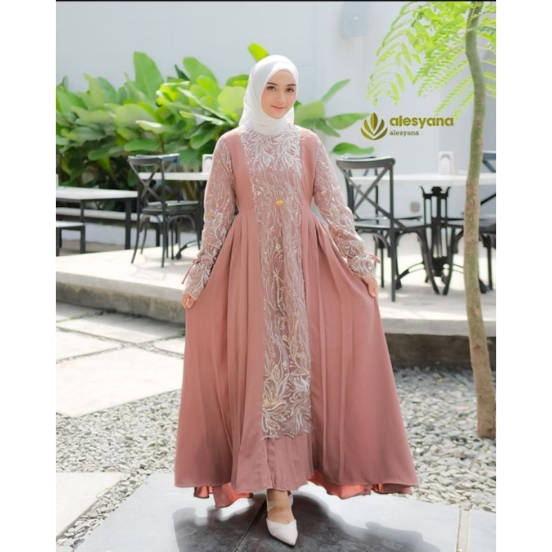 GAMIS BRUKAT ZAFIRA DRESS BY ALESYANA