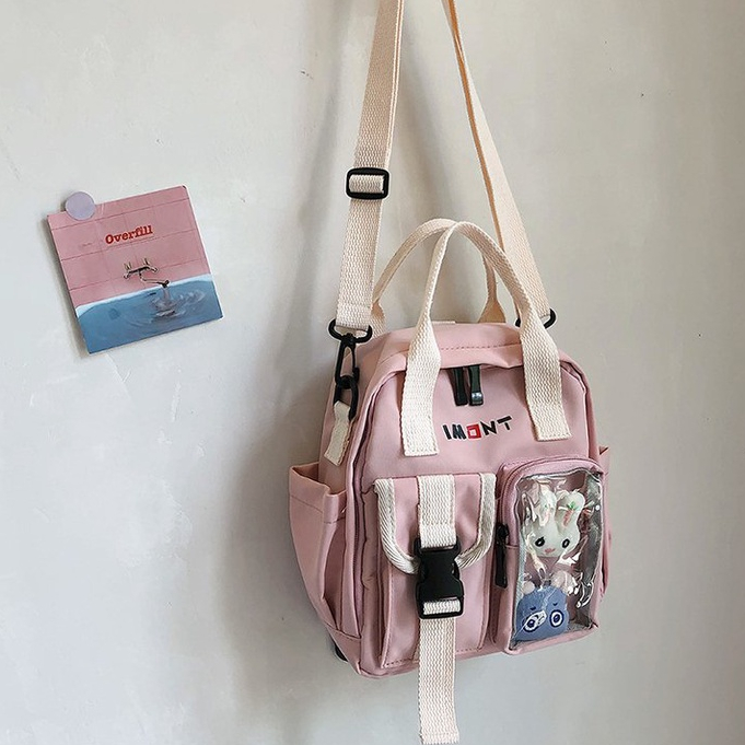 YOUBAGSHOP Tas Selempang Mini Korea Tas Ransel Korea 2 IN 1 3 pocket Import 2022-23