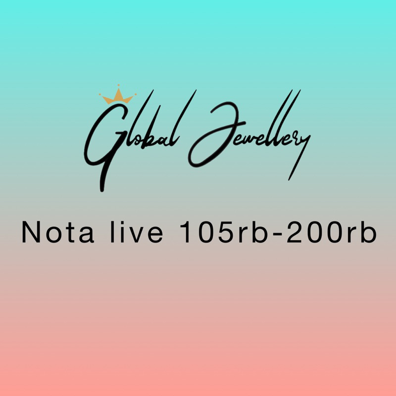 Nota LIVE harga 105rb-200rb