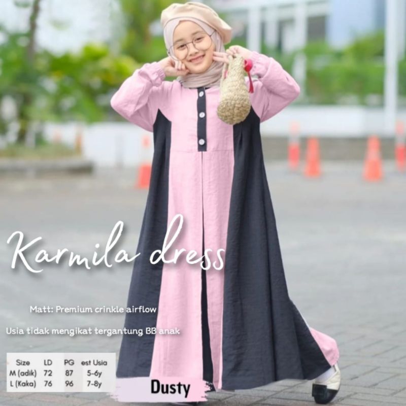 KARMILA DRESS KIDS TERBARU