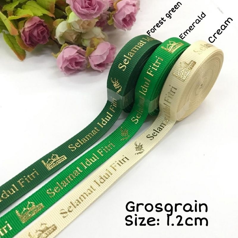 

PITA LEBARAN GROSSGRAIN LEBAR 12MM ECER PER YARD