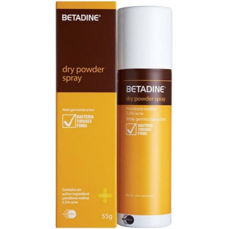 Betadine Dry Powder Spray 55gr