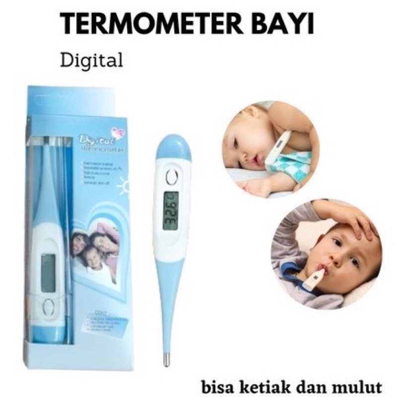 REAL INSTANT TERCEPAT{cod medan termurah} THERMOMETER DIGITAL ALAT PENGUKUR SUHU BADAN TUBUH BAYI BABY ANAK TERMOMETER UKUR MULUT KETIAK.