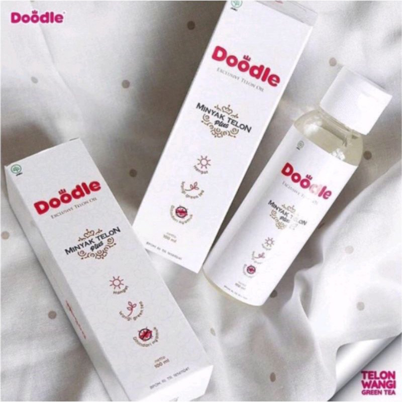 Doodle Minyak Telon Plus Greentea 60ml - 100ml | Minyak Pijat untuk Bayi dan Anak