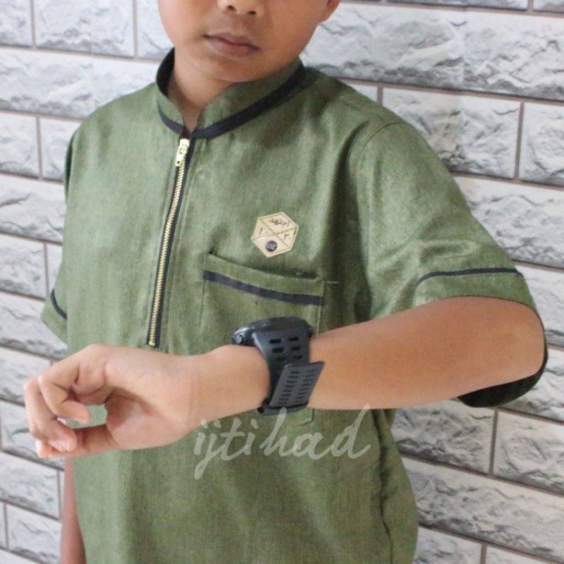 kurta OZIL KIDS brand IJTIHAD 3-12 tahun katun Madinah Fodu