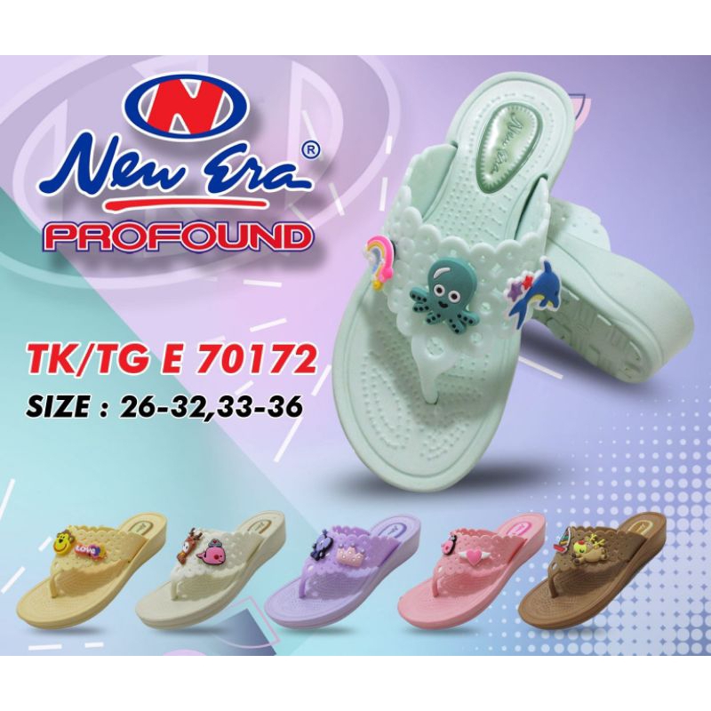 SANDAL ANAK NEW ERA JAPIT KARET TK TG E 70172 100% ORIGINAL BY NEW ERA