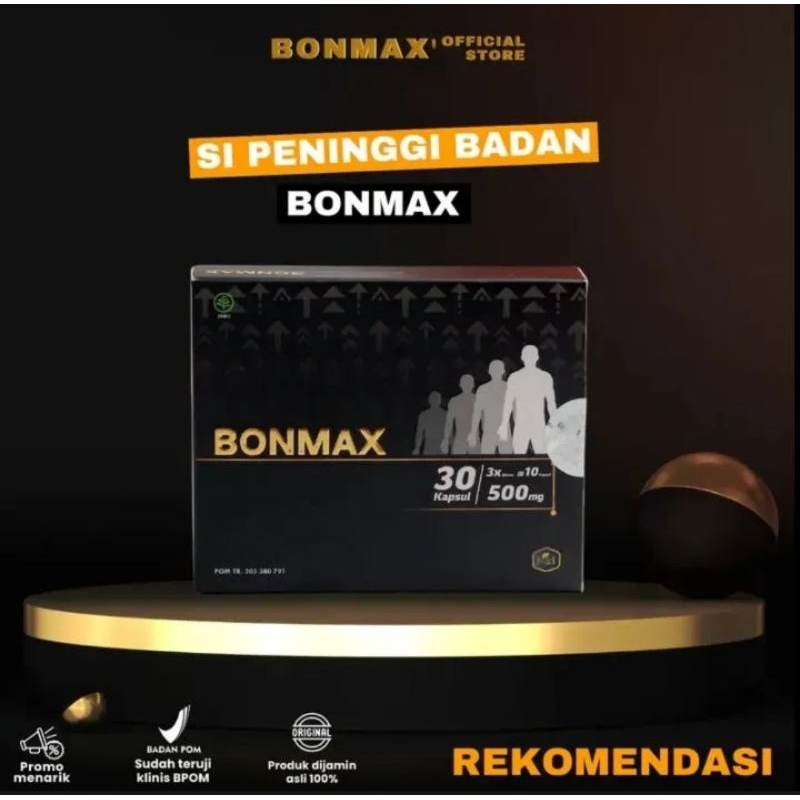BONMAX PENINGGI BADAN | BONMAX KAPSUL PENINGGI BADAN| OBAT PENINGGI BADAN BONMAX