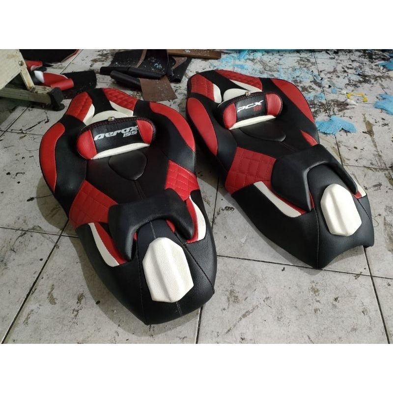 Jok Nmax Pcx Aerox Adv Modif Bahan mbtech Cobra