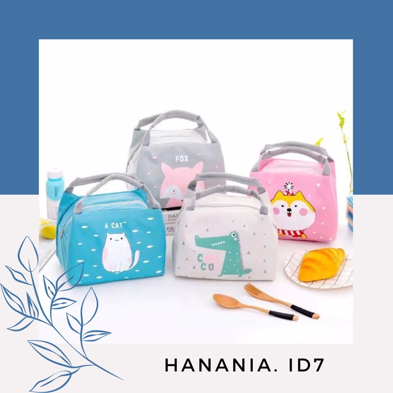 Tas Bekal Karakter Lunch Bag Cooler Makanan Anak Tas Lunch Box Karakter Murah Import