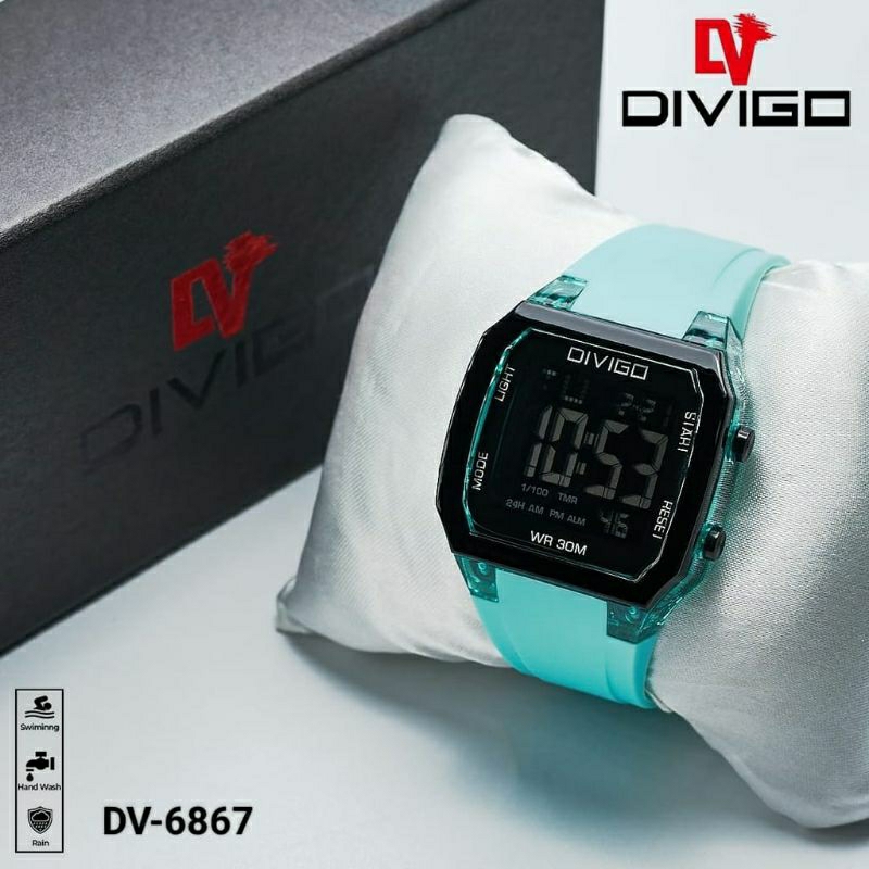 Original Jam Tangan Divigo 6867 Tahan Air Terlaris Free Box