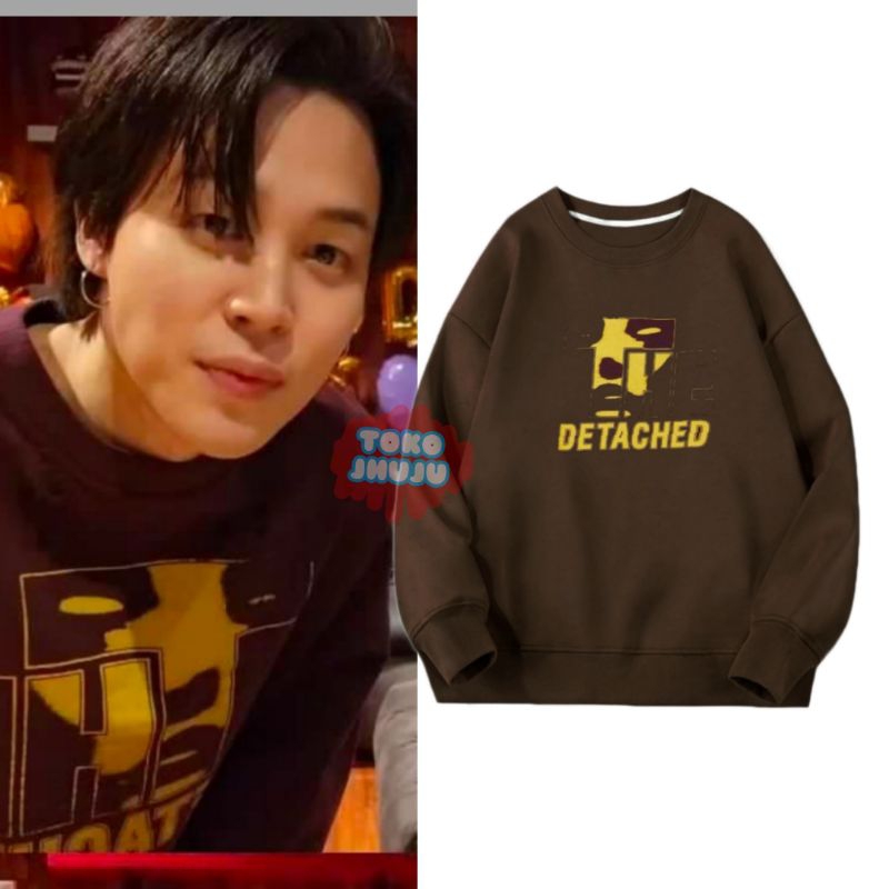 Sweater Jimin Bangtan The Detached Sablon Kuning