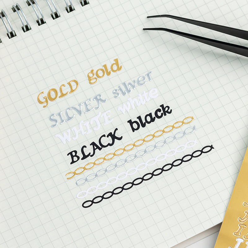 Stiker Abjad alfabet for deco