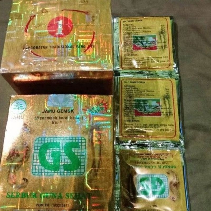 Jamu Gs Guna Sehat / Jamu Gemuk Sehat no 1