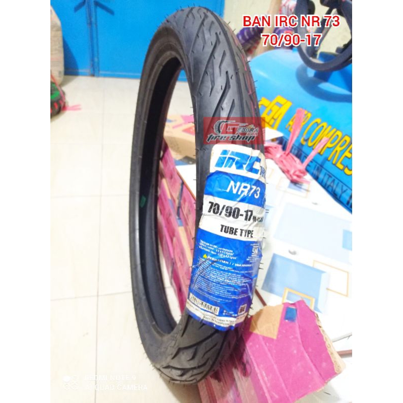 BAN MONTOR IRC NR 73 70/90-17 ban montor satria smash supra revo vega jupiter ban ring 17 ban bebek 
