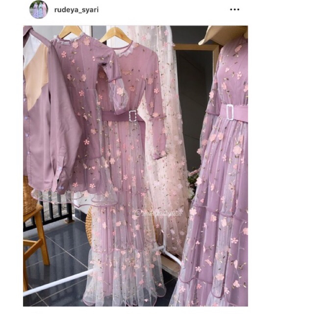 Rudeya Lafleur Dress kids Dustypurple