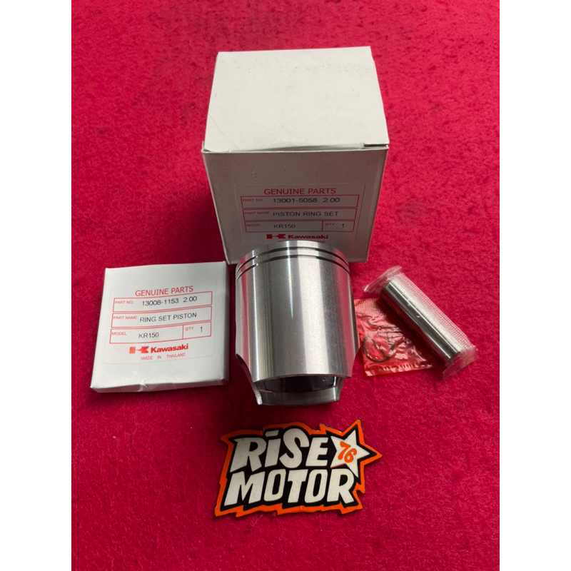 Piston Kit Ninja 150 size 200 uk 61 pen 15