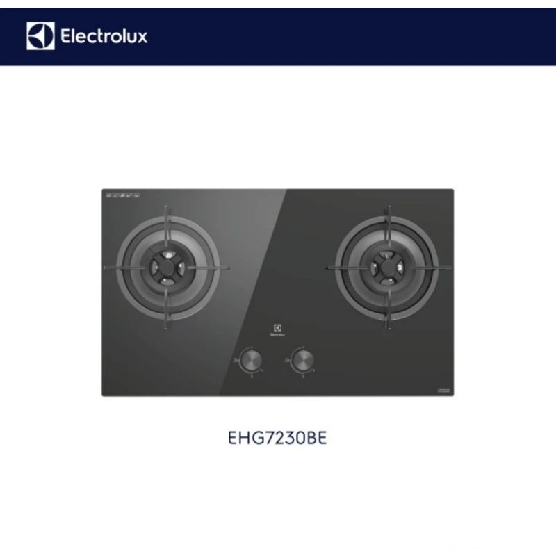 ELECTROLUX EHG7230BE Hob Kompor Tanam Gas 78 Cm 2 Tungku