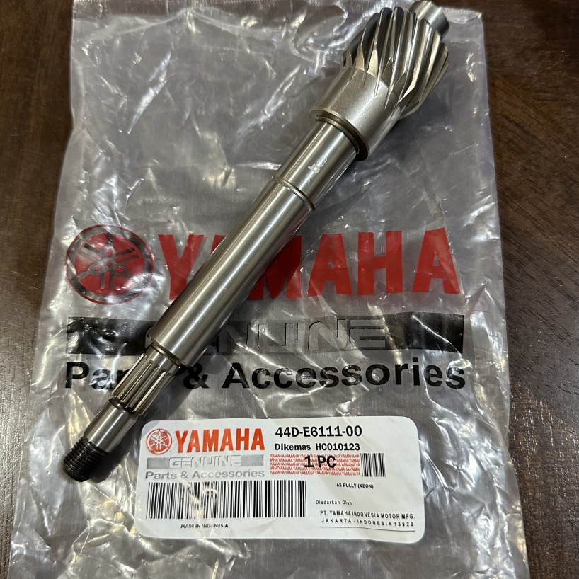 44D AS PULLY MOTOR BELAKANG CVT GIGI RASIO XEON KARBU GT 125 FI AEROX