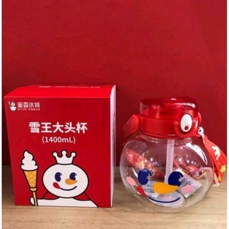 botol minuman mixue ukuran 1400ml