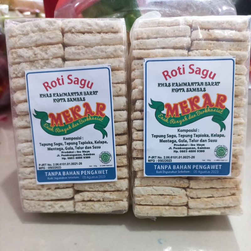 

Roti Sagu Mekar Khas Sambas Kalimantan Barat