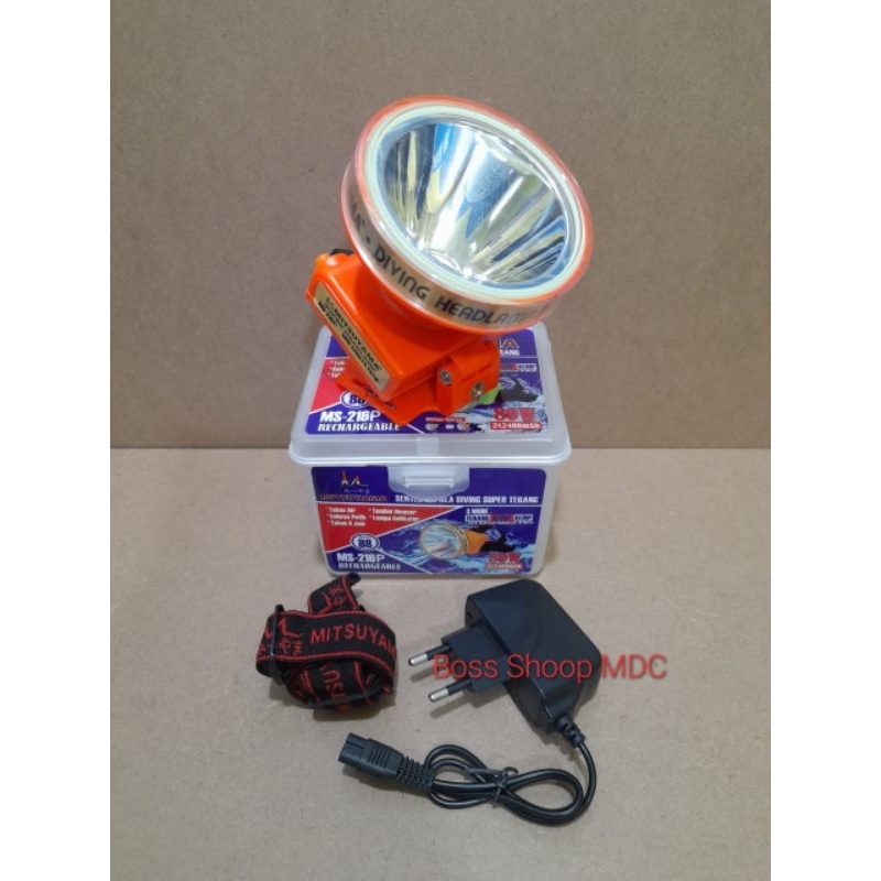 Senter kepala Led selam Mitsuyama 80 watt