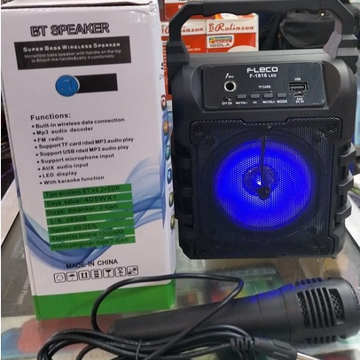 SPEAKER BLUETOOTH FLECO F-1916 LED KUALITAS TERBAIK