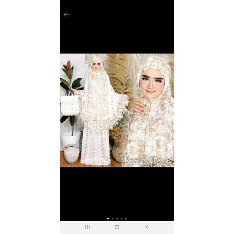 Mukena prada sutra