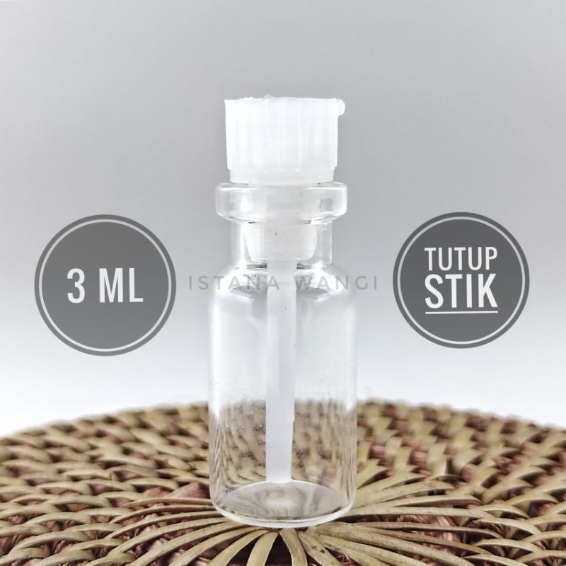 BOTOL TESTER 3ML - BOTOL KACA VIAL 3ML - BOTOL PINISILIN 3ML