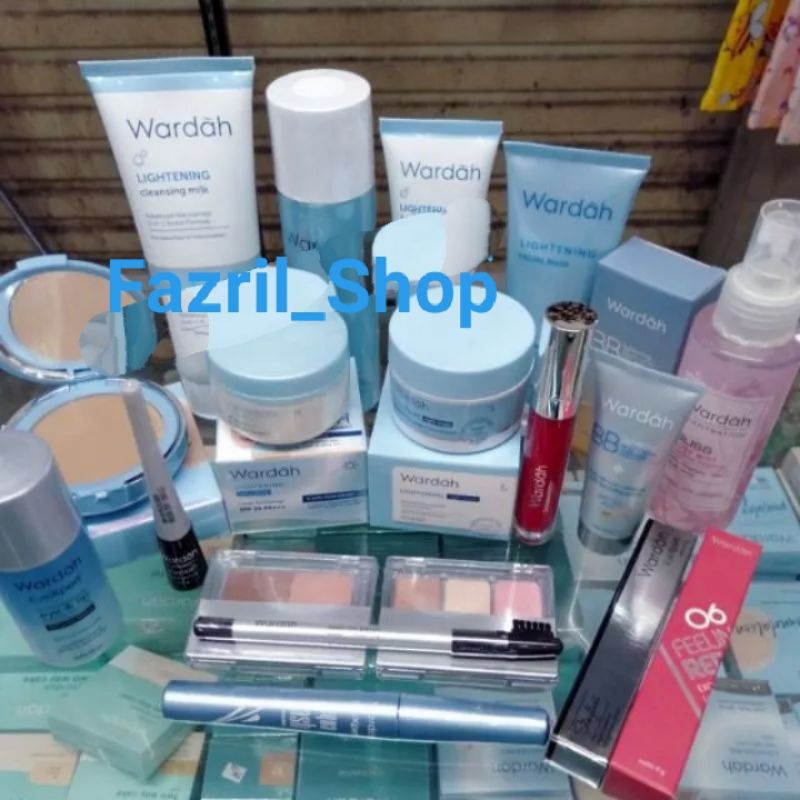 Paket Wardah makeup wanita komplit / Wardah kosmetik lengkap hemat
