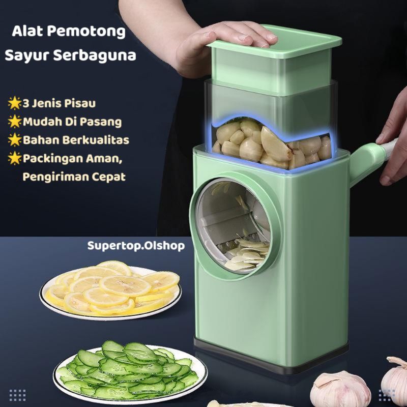 Vegetable Slicer Peeler Machine / Parutan Serbaguna ⭐ Supertop.Olshop⭐