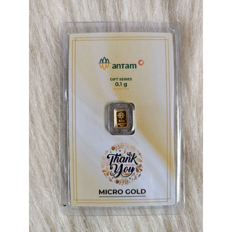 Logam Mulia Micro Gold 0,1 Gram