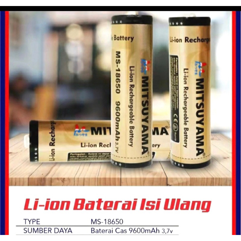 Baterai Battery Charge Vape 18650