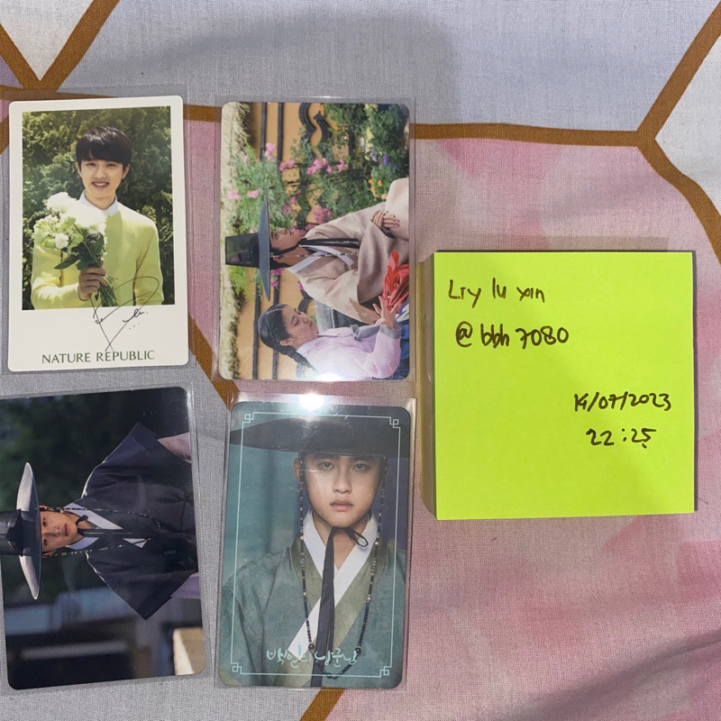 booked D.O. Kyungsoo Exo Photocard  100 DAYS MY PRINCE OST and PHOTO ESSAY / DMP