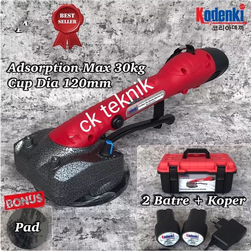 Mesin perata Keramik Getar kodenki Alat perata keramik mesin kop keramik granit cordless