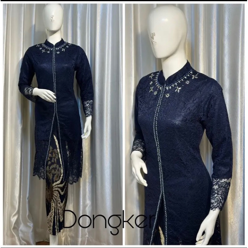 KEBAYA MODERN SANGAHAI BURKAT PAyet.wisuda/kondangan/seragaman