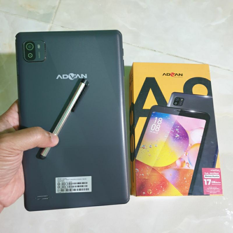 tablet advan tab a8 ram 3gb rom 32gb 3/32 mulus dan lengkap