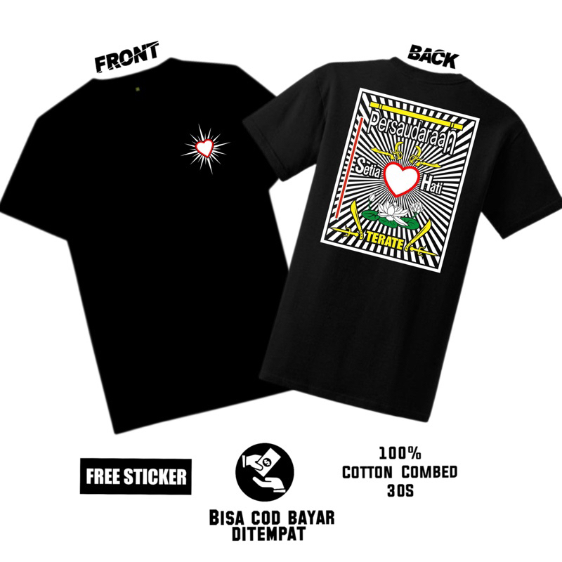 Kaos PSHT LAMBANG Hitam / KAOS PSHT LAWASAN LAMBANG