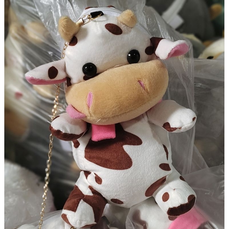 Tas Boneka Sapi Full body Super Gemas | Tas fashion Boneka wanita