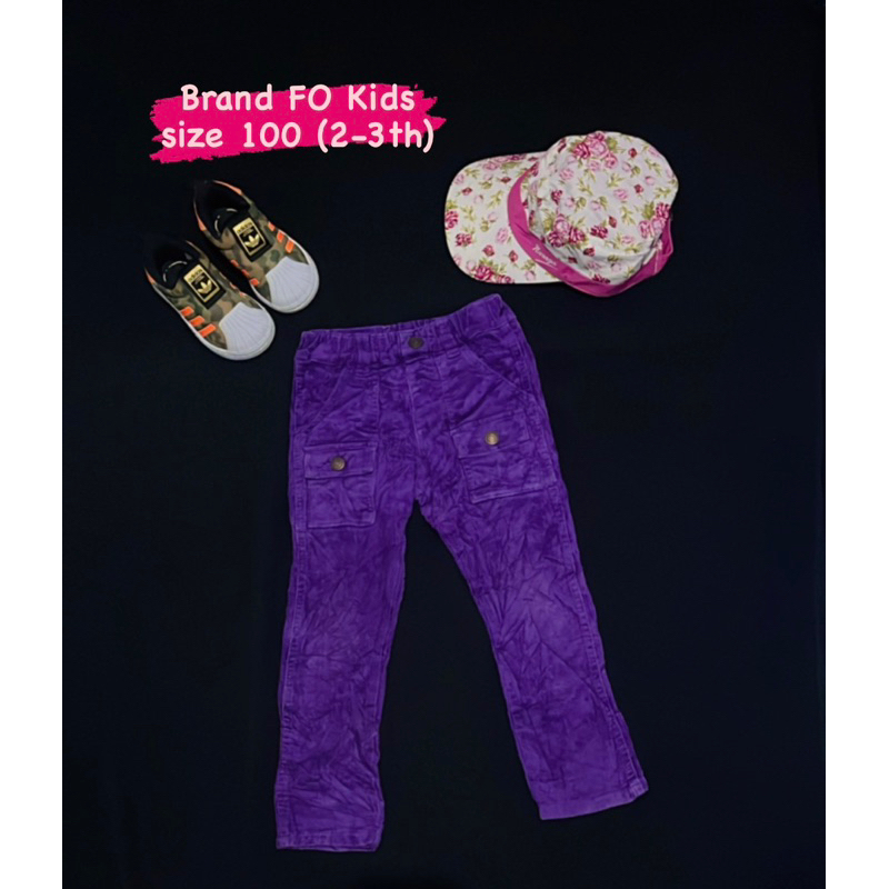 Celana Panjang size 100 Brand Fo Kids / Second Anak / Preloved Anak / Second Branded