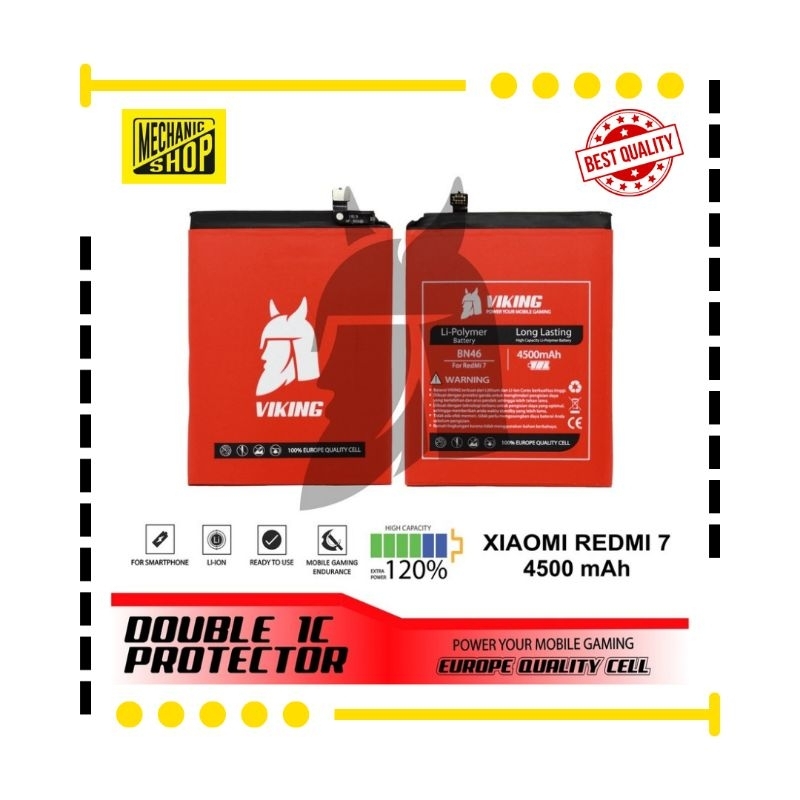 BATERAI VIKING XIAOMI REDMI 7 / REDMI NOTE 8 (BN46) DOUBLE POWER