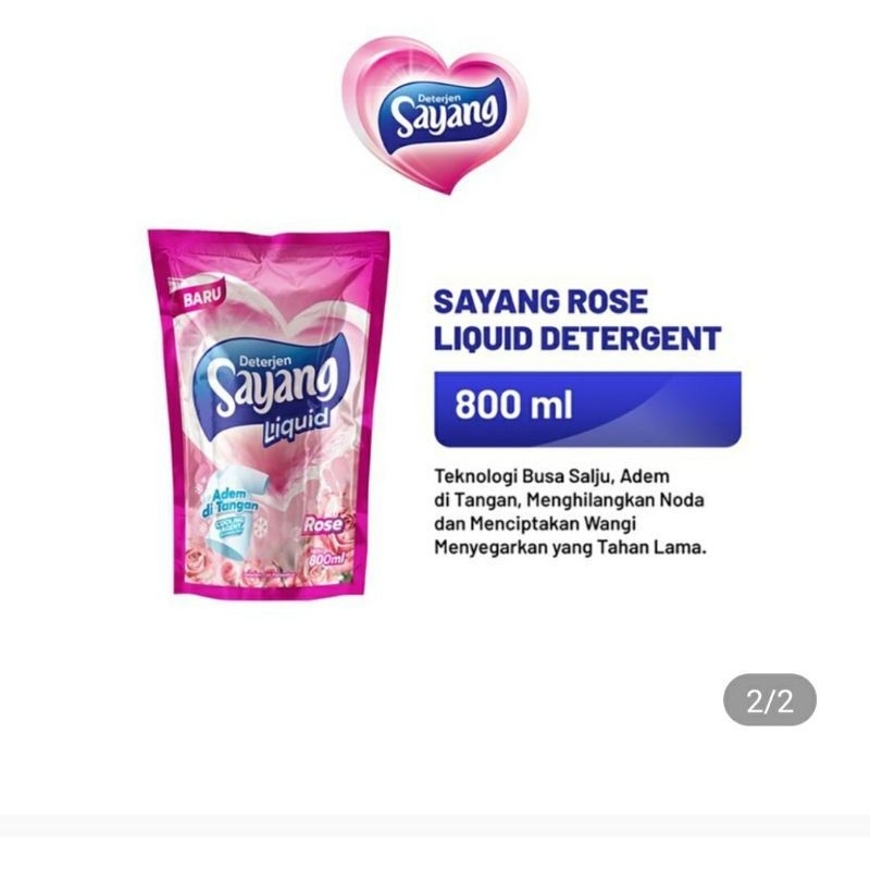 sayang detergent liquid 800ml