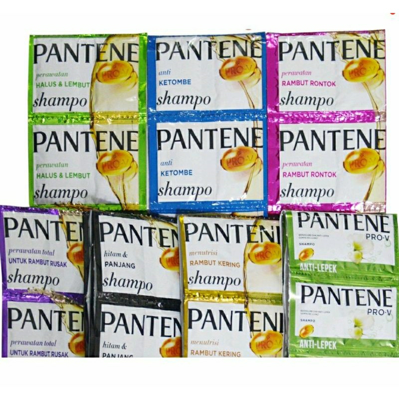 PANTENE Shampoo Sachet Renceng isi 24 saset / Pantene Anti Ketombe / Pantene Anti Lepek / Pantene Ra