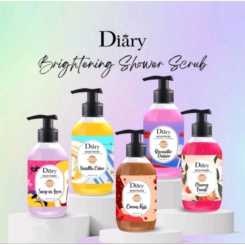 Diary Brightening  Shower Scrub 250 ml.