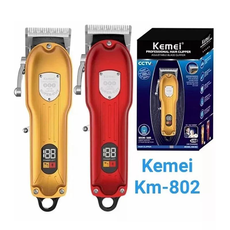 kemei km802 hair clipper alat cukur rambut taper